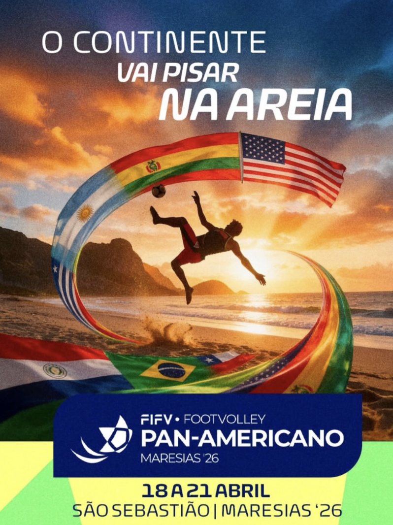 Pan-Americano de futevôlei em Maresias